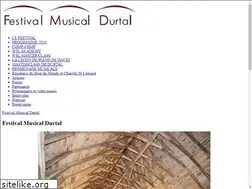 Sites similar to festivalmusicaldurtal.fr