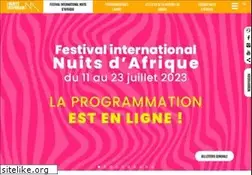 Sites similar to festivalnuitsdafrique.com
