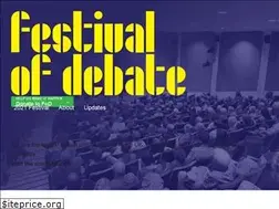 Sites similar to festivalofdebate.com