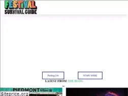 Sites similar to festivalsurvivalguide.com