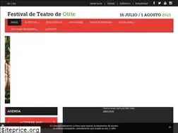 Sites similar to festivalteatroolite.es