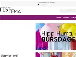 Sites similar to festtema.no