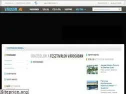 Sites similar to fesztivalok.varosom.hu