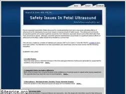 Sites similar to fetalultrasoundsafety.net