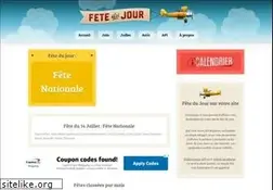 Sites similar to fetedujour.fr