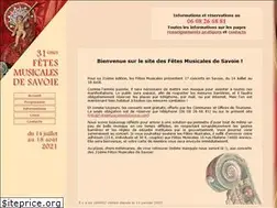 Sites similar to fetesmusicalesdesavoie.com