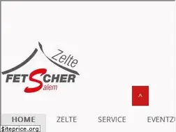 Sites similar to fetscher-zelte.de