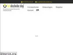 Sites similar to fettabscheider.shop