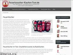 Sites similar to feuerloescher-kaufen-test.de