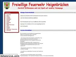Sites similar to feuerwehr-heigenbruecken.de