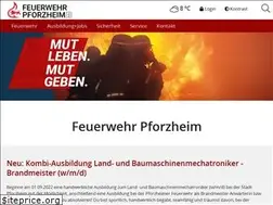 Sites similar to feuerwehr-pforzheim.de