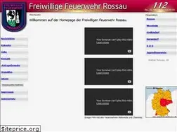 Sites similar to feuerwehr-rossau.de