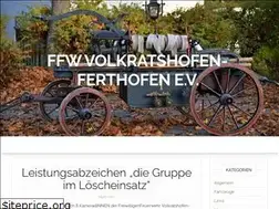 Sites similar to feuerwehr-volkratshofen.de