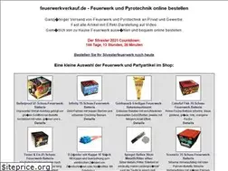 Sites similar to feuerwerkverkauf.de