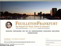Sites similar to feuilletonfrankfurt.de