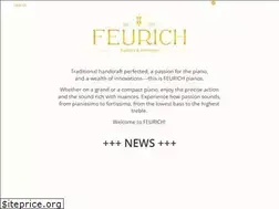 Sites similar to feurich.com