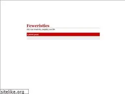 Sites similar to feweristics.com