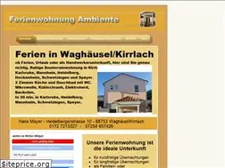 Sites similar to fewoambientewaghaeusel.de