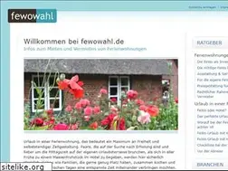 Sites similar to fewowahl.de