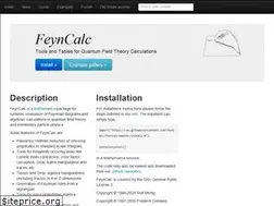 Sites similar to feyncalc.github.io