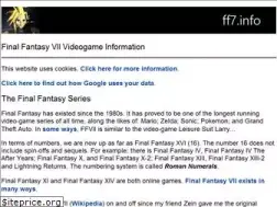 Sites similar to ff7.info