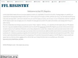 Sites similar to fflregistry.com