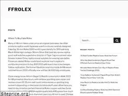 Sites similar to ffrolex.com