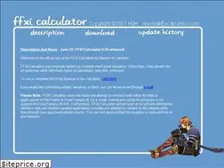Sites similar to ffxicalculator.com