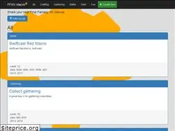 Sites similar to ffxivmacro.com