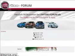 Sites similar to fiat500-forum.de