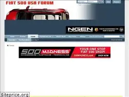 Sites similar to fiat500usaforum.com