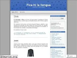Sites similar to ficahilallengua.wordpress.com