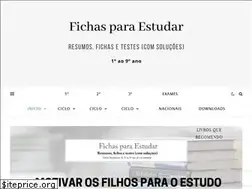 Sites similar to fichasparaestudar.net