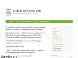Sites similar to fichedeprepfacile.com