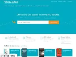 Sites similar to fichesdelecture.com