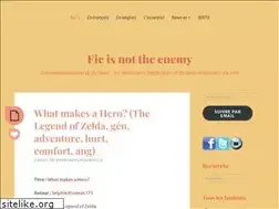 Sites similar to ficisnottheenemy.wordpress.com