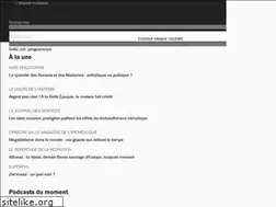 Sites similar to fiction.franceculture.fr