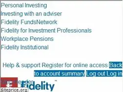 Sites similar to fidelity.co.uk