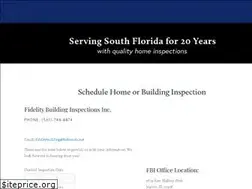 Sites similar to fidelitybuildinginspections.com