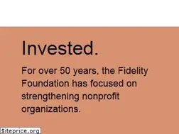 Sites similar to fidelityfoundation.org