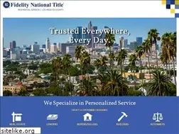 Sites similar to fidelitytitle.net