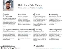 Sites similar to fidelramos.net