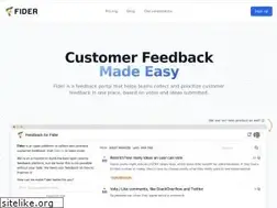 Sites similar to fider.io