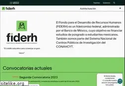 Sites similar to fiderh.org.mx