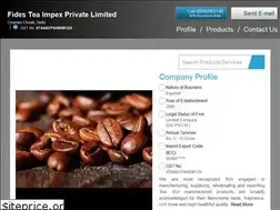 Sites similar to fidesteaimpex.com