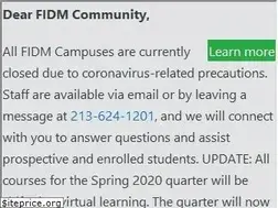 Sites similar to fidm.edu