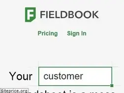 Sites similar to fieldbook.com