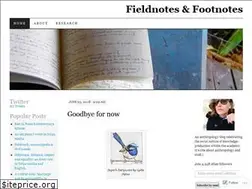 Sites similar to fieldnotesandfootnotes.wordpress.com