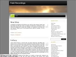Sites similar to fieldrecordings.wordpress.com