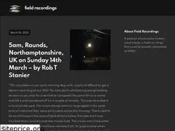 Sites similar to fieldrecordings.xyz